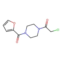2-Chloro-1-(4-(furan-2-carbonyl)piperazin-1-yl)ethanone 97% CAS 729578-87-4