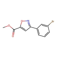 Methyl 3-(3-bromophenyl)-1,2-oxazole-5-carboxylate 95% CAS 377059-68-2