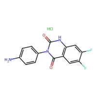 3-(4-Aminophenyl)-6,7-difluoroquinazoline-2,4(1H,3H)-dione hydrochloride 98% CAS 936500-99-1
