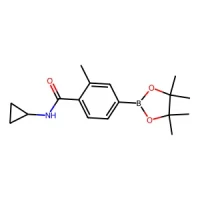 N-Cyclopropyl-2-methyl-4-(4,4,5,5-tetramethyl-1,3,2-dioxaborolan-2-yl)benzamide 98% CAS 1351374-48-5