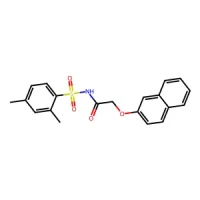 N-((2,4-Dimethylphenyl)sulfonyl)-2-(naphthalen-2-yloxy)acetamide 98% CAS 868145-09-9