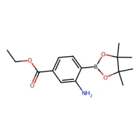 Ethyl 3-amino-4-(4,4,5,5-tetramethyl-1,3,2-dioxaborolan-2-yl)benzoate 98% CAS 1350989-93-3