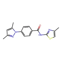 4-(3,5-Dimethyl-1H-pyrazol-1-yl)-N-(4-methylthiazol-2-yl)benzamide 98% CAS 956959-79-8