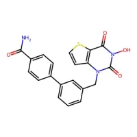 3'-((3-Hydroxy-2,4-dioxo-3,4-dihydrothieno[3,2-d]pyrimidin-1(2H)-yl)methyl)-[1,1'-biphenyl]-4-carboxamide 98% CAS 824983-94-0