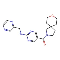 (2-((Pyrazin-2-ylmethyl)amino)pyrimidin-5-yl)(8-oxa-2-azaspiro[4.5]decan-2-yl)methanone 98% CAS 2173134-00-2