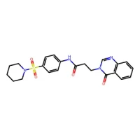 3-(4-Oxoquinazolin-3(4H)-yl)-N-(4-(piperidin-1-ylsulfonyl)phenyl)propanamide 95% CAS 701225-07-2