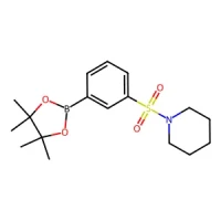 1-((3-(4,4,5,5-Tetramethyl-1,3,2-dioxaborolan-2-yl)phenyl)sulfonyl)piperidine 95% CAS 2757618-86-1