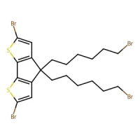2,6-Dibromo-4,4-bis(6-bromohexyl)-4H-cyclopenta[1,2-b:5,4-b']dithiophene 97% CAS 1426829-76-6