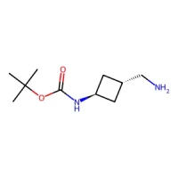tert-Butyl (trans-3-(aminomethyl)cyclobutyl)carbamate 98% CAS 1214727-57-7