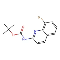 tert-Butyl (8-bromoquinolin-2-yl)carbamate 98% CAS 1447608-01-6