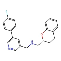 (R)-1-(Chroman-2-yl)-N-((5-(4-fluorophenyl)pyridin-3-yl)methyl)methanamine 98% CAS 351862-32-3