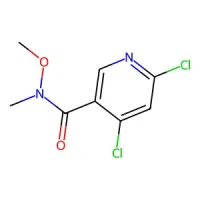 4,6-Dichloro-N-methoxy-N-methylnicotinamide 97% CAS 1211522-24-5