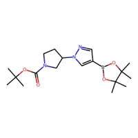 tert-Butyl 3-(4-(4,4,5,5-tetramethyl-1,3,2-dioxaborolan-2-yl)-1H-pyrazol-1-yl)pyrrolidine-1-carboxylate 98% CAS 1359974-18-7