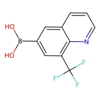 (8-(Trifluoromethyl)quinolin-6-yl)boronic acid 98% CAS 1072951-47-3