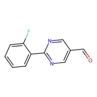 2-(2-Fluorophenyl)pyrimidine-5-carbaldehyde 98% CAS 946707-17-1