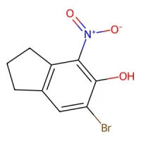 6-Bromo-4-nitro-2,3-dihydro-1H-inden-5-ol 97% CAS 139515-86-9