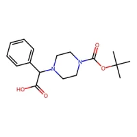 2-(4-(tert-Butoxycarbonyl)piperazin-1-yl)-2-phenylacetic acid 95% CAS 347186-49-6