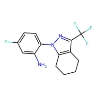 5-Fluoro-2-(3-(trifluoromethyl)-4,5,6,7-tetrahydro-1H-indazol-1-yl)aniline 95% CAS 937597-90-5