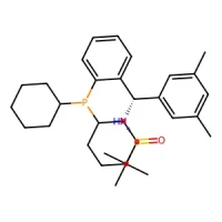 (R)-N-((S)-(2-(Dicyclohexylphosphaneyl)phenyl)(3,5-dimethylphenyl)methyl)-2-methylpropane-2-sulfinamide 98%