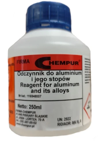Odczynnik do aluminium i jego stopów