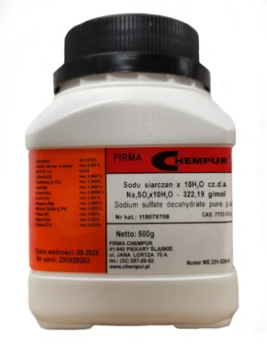 Sodu siarczan 10 hydrat czda - 500g