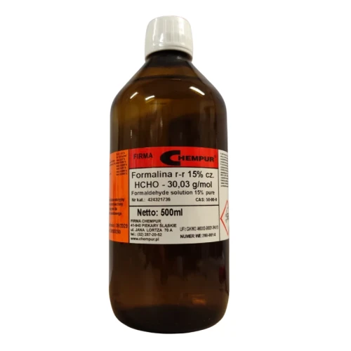 Formaldehyd (formalina 15%) cz - 500ML - CAS 50-00-0