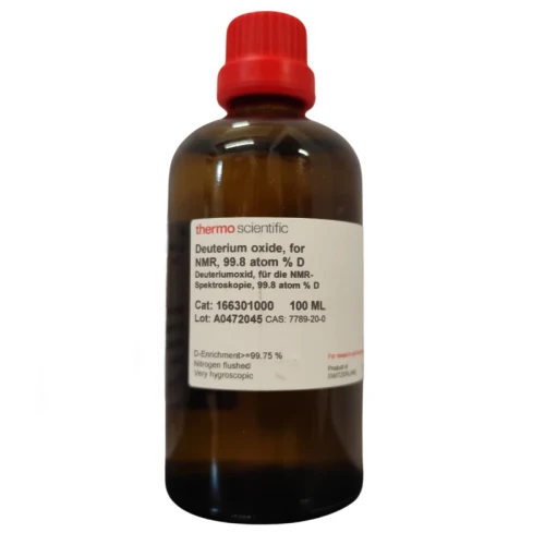 Tlenek deuteru do spektroskopii NMR 99,8% atomów D - 100ML - CAS 7789-20-0