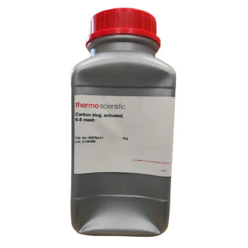 Carbon slug, activated 6-8 mesh - 1KG - CAS 7440-44-0