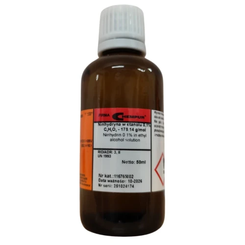 Ninhydryna 0,1% w etanolu CAS 485-47-2 - 50ML