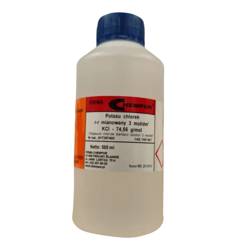 Chlorek potasu 3mol/l CAS 7447-40-7