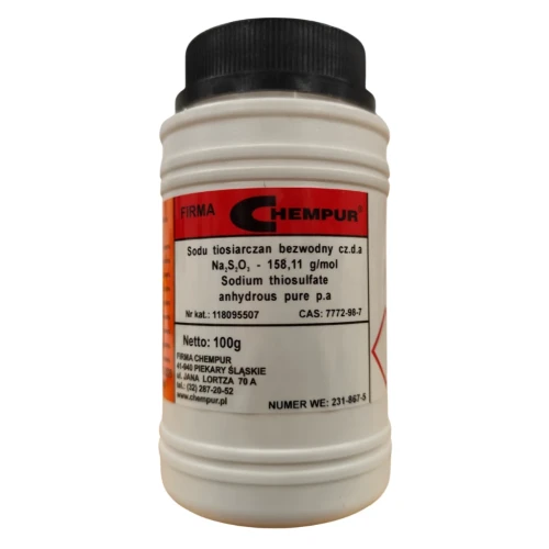 Tiosiarczan sodu bezwodny czda - 100G - CAS 7772-98-7