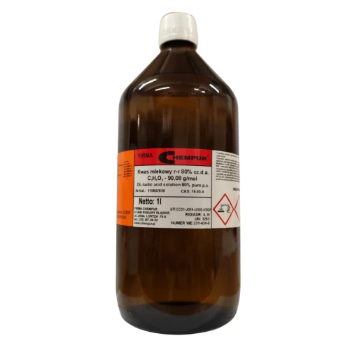 Kwas mlekowy 80% czda - 1L - CAS 79-33-4