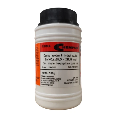 Azotan cynku 6 hydrat czda - 250G - CAS 10196-18-6