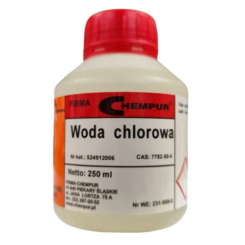 Woda chlorowa -250ML - CAS 7782-50-5