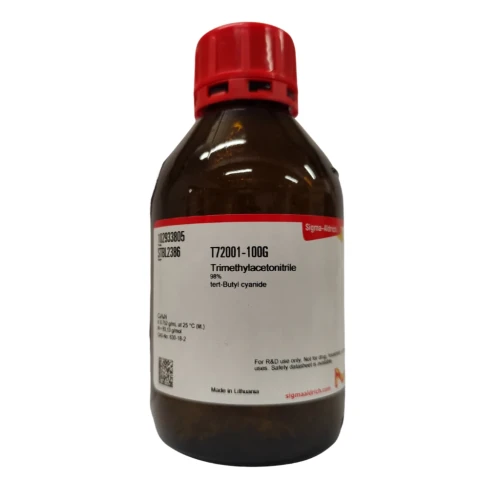 Trimethylacetonitrile 98% - 100G - CAS 630-18-2