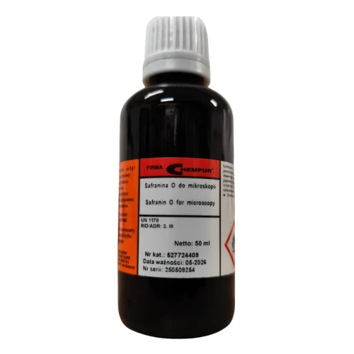 Safranina O roztwór do mikroskopii CAS 477-73-6 - 500ML
