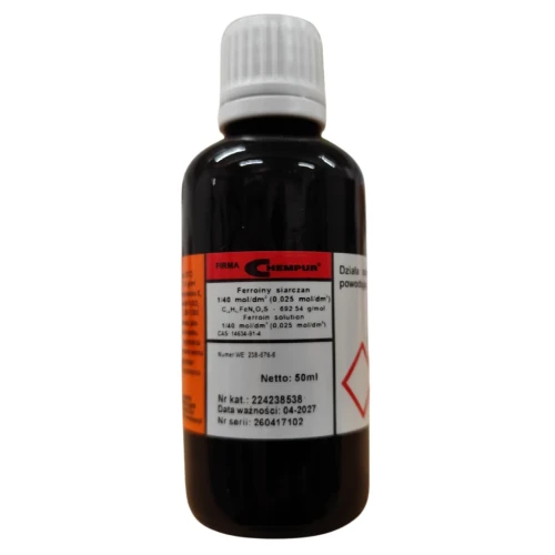 Ferroiny siarczan 1/40 mol - 50ML - CAS 14634-91-4