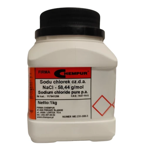 Chlorek sodu czda - 1KG - CAS 7647-14-5