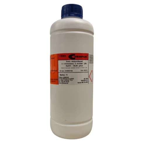 Sodu wodorotlenek r-r 2mol/l CAS 1310-73-2 opakowanie 1l