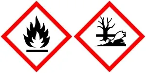 Miedź 63µm - Substancja: łatwopalna, zagrażająca środowisku wodnemu