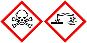 Kwas fluorowodorowy r-r 70% cz oznaczenia dotyczące bezpieczeństwa