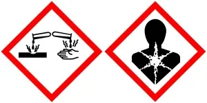 Roztwór wzorcowy platyny do ICP w odniesieniu do NIST - Oznaczenia Bezpieczeństwa