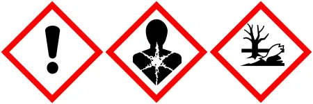 Ołów 63um - substancja drażniąca, potencjalnie rakotwórcza, niebezpieczna dla środowiska